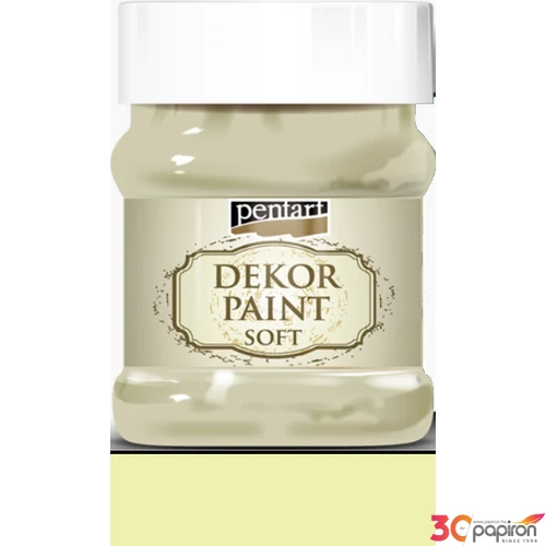 Dekorfesték lágy 500ml Pentart sárga