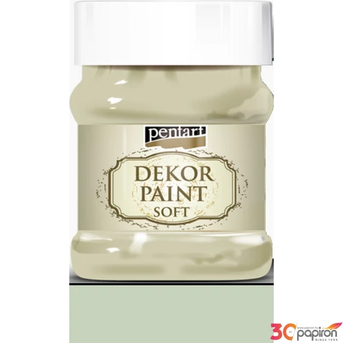 Dekorfesték lágy 500ml Pentart zuzmózöld