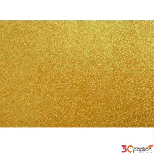 Dekorgumi glitteres A4 csillámos arany