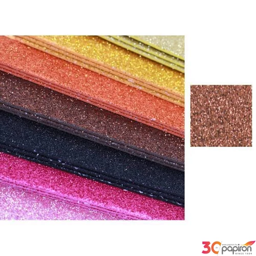 Dekorgumi glitteres öntapadós Glitteres bronz, 20x30cm