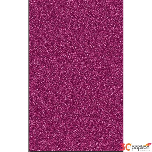 Dekorgumi glitteres öntapadós magenta  A4
