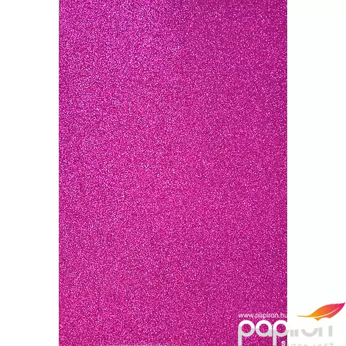 Dekorgumi glitteres s.pink 2mm, A4 EVA