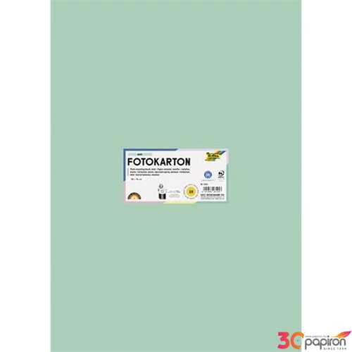 Dekorkarton 2 oldalas 50x70cm 300 g 10lap FOLIA menta