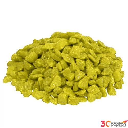 Dekorkavics festett homok 8-12mm 300gr sárga színű