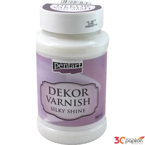 Dekorlakk selyemfényű 500ml Pentart