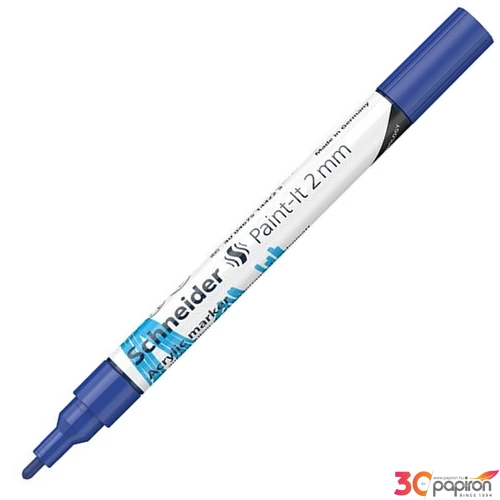 Dekormarker 2mm Schneider akril,Paint-It 310, kék TSC310K