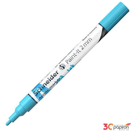 Dekormarker 2mm Schneider akril,Paint-It 310, pasztellkék TSC310PK