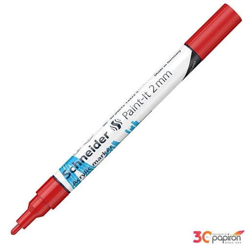 Dekormarker 2mm Schneider akril,Paint-It 310, piros TSC310P