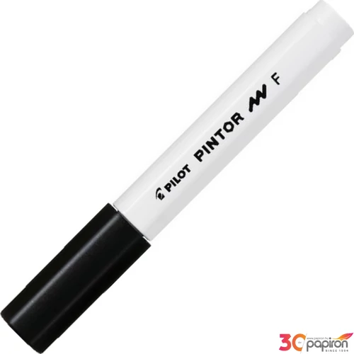 Lakk Decomarker Pilot Pintor F' 1mm vízbázisú fekete Írószerek PILOT SW-PT-F-B