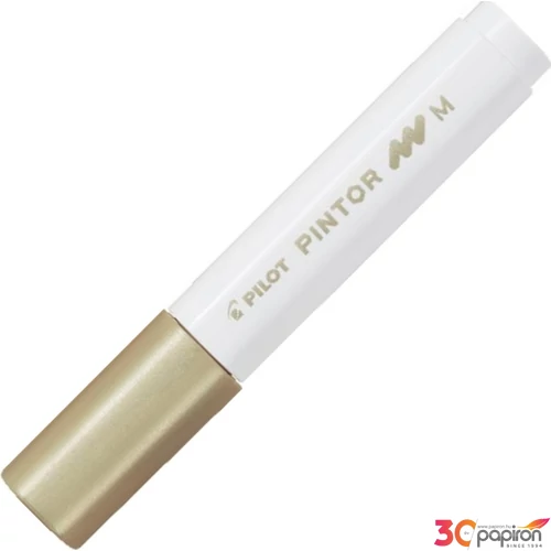 Lakk Decomarker Pilot Pintor M' 1,4mm vízbázisú arany Írószerek PILOT SW-PT-M-GD