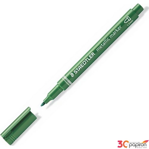 Lakk Decomarker Staedtler 1-2mm kúpos hegy metálzöld kalligrafikus Írószerek 8323-553
