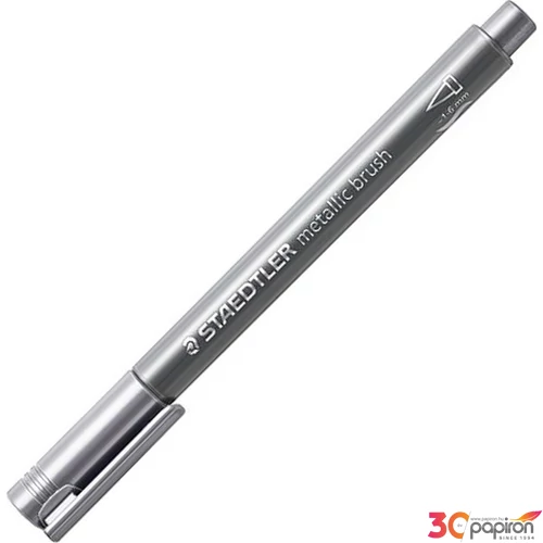 Dekormarker Staedtler ezüst Design Journey Metallic Brush TS832181