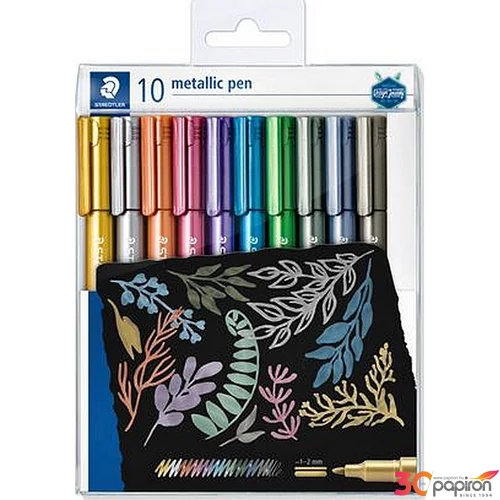 Dekormarker Staedtler 10 Design Journey Metallic Pen TS8323TB9