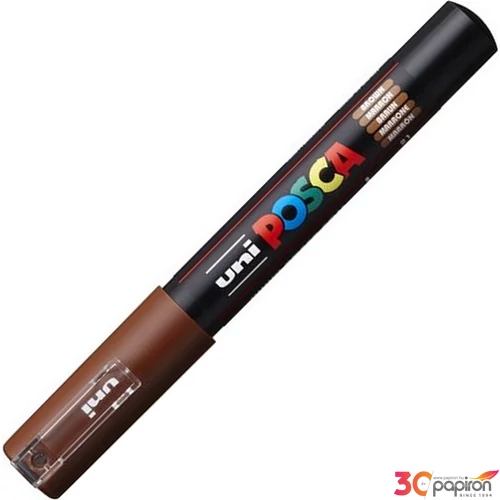 Decormarker UNI-BALL Posca 0,7-1mm vízbázisu akril marker barna Írószerek UNI Posca PC-1M