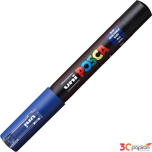 Decormarker UNI-BALL Posca 0,7-1mm vízbázisu akril marker kék Írószerek UNI Posca PC-1M