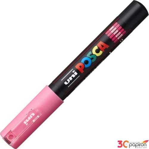 Decormarker UNI-BALL Posca 0,7-1mm vízbázisu akril marker rózsaszín Írószerek UNI Posca PC-1M