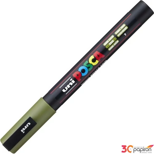 Dekormarker Uni 0,9-1,3 mm, Posca PC-3M, khaki