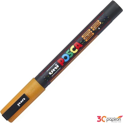 Dekormarker Uni 0,9-1,3 mm, Posca PC-3ML, fényes narancs