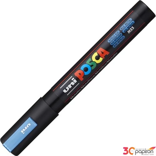 Dekormarker Uni 1,8-2,5 mm, Posca PC-5M, metálkék