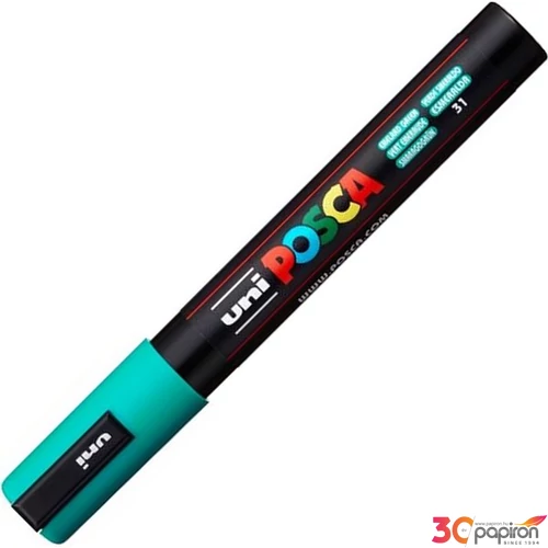 Dekormarker Uni 1,8-2,5 mm, Posca PC-5M, smaragdzöld