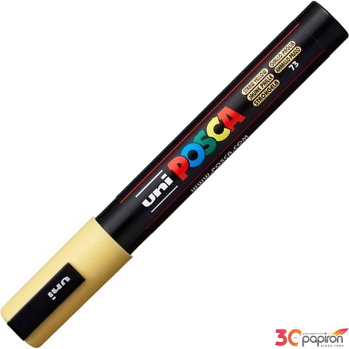 Dekormarker Uni 1,8-2,5 mm, Posca PC-5M, szalmasárga