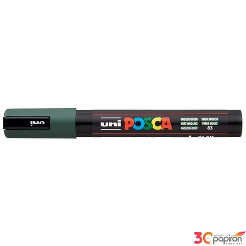 Dekormarker Uni Posca 5M 1,8-2,5mm, angolzöld filctoll, marker