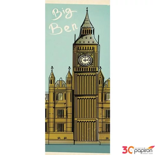 Decoupage rizspapír 24x60cm London Big Ben DFS212L