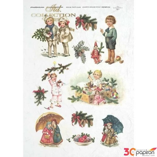 Decoupage rizspapír A4