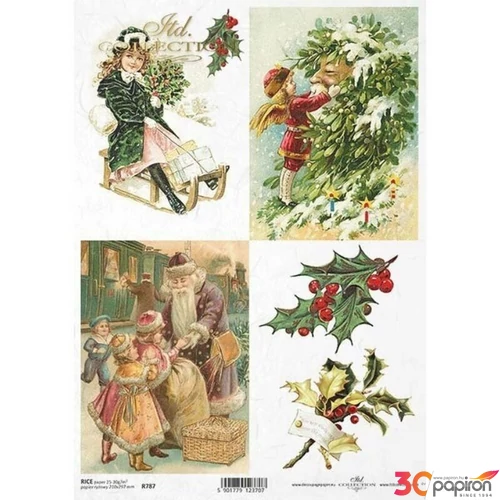 Decoupage rizspapír A4