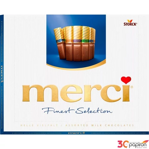 Desszert 250 g MERCI tejcsokoládé válogatás