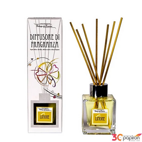 Diffúzor-Calabriai illóolaj rattanpálcával, 100ml, Limone (Citrom)
