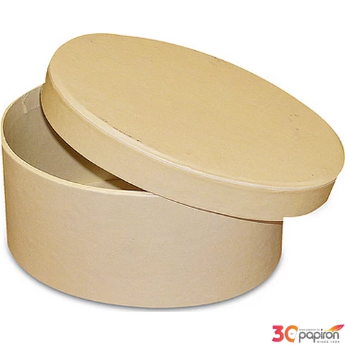 Fa doboz ovális kicsi 7,5x5,5x4cm