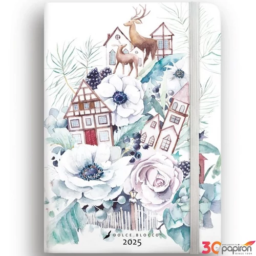 Dolce Blocco B6 heti zsebnaptá SECRET Calendar Blueberry Dream Lizzy naptár kollekció 2025
