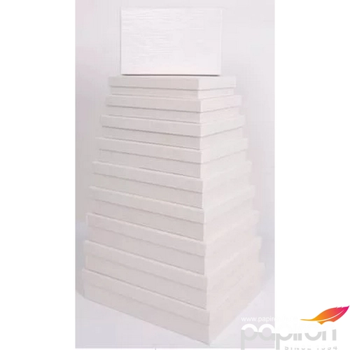 Díszdoboz téglalap alakú S10/1 papír, fehér Az ár egy dobozra vonatkozik