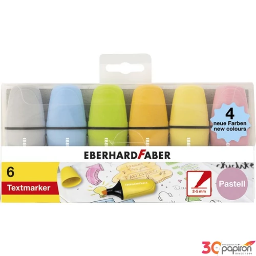 Eberhard Castell Szövegkiemelő 6db-os mini pasztell 