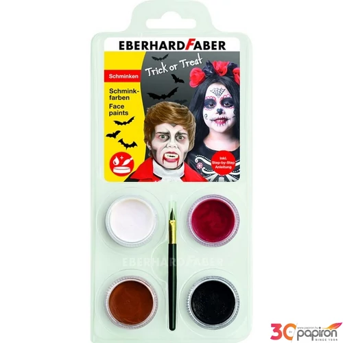 Eberhard Faber arcfesték 4db-os DRAKULA/KOPONYA Halloween