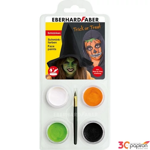 Eberhard Faber arcfesték 4db-os SÜTŐTÖK/BOSZORKÁNY Halloween
