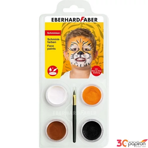 Eberhard Faber arcfesték 4db-os TIGRIS