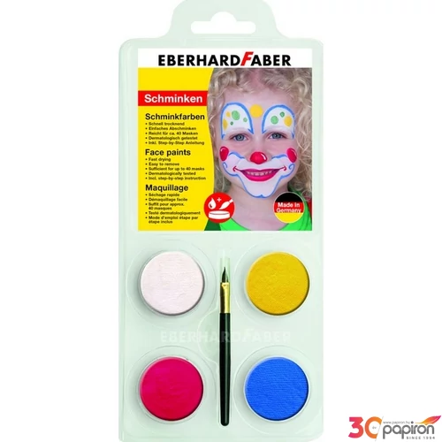 Eberhard Faber Arcfesték Arcfestő készlet 4db-os BOHÓC E579010