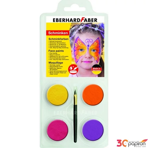 Eberhard Faber Arcfesték Arcfestő készlet 4db-os PILLANGÓ E579011