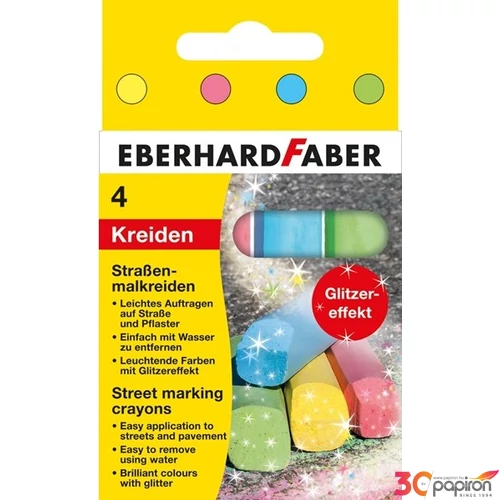 Eberhard Faber aszfaltkréta EF-Aszfaltkréta 4db-os "fényes hatású E526504
