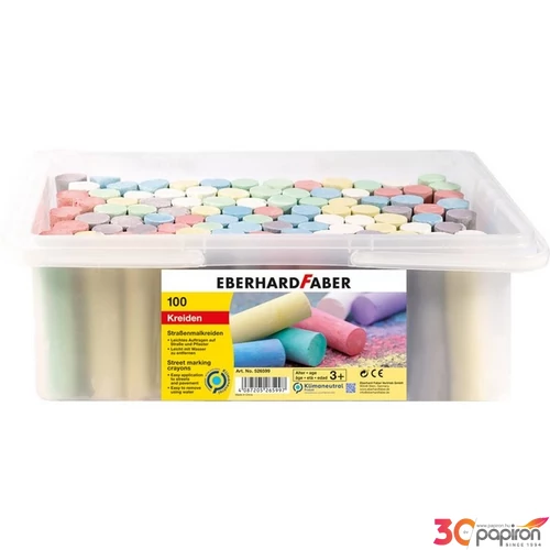 Eberhard Faber aszfaltkréta készlet 100db-os