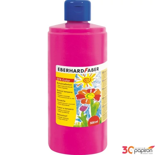 Eberhard Faber festék iskolai tégelyben 500ml magenta E575119
