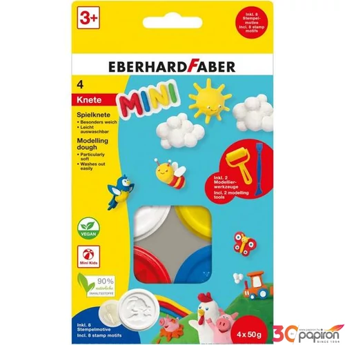 Eberhard Faber gyurma 4x50g + kiegészítők E572514