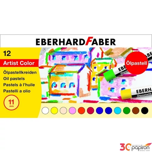 Eberhard Faber olajpasztell 12db 11mm átmérő E522012