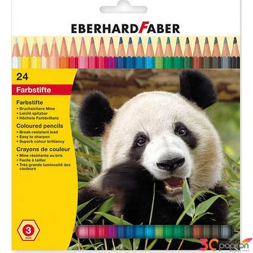 Eberhard Faber színes ceruza 24db-os mintás készlet E514824