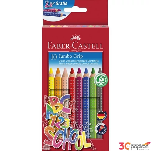 Faber-Castell színes ceruza 10db-os, Grip Jumbo