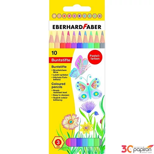 Eberhard Faber színes ceruza 10db pasztell készlet E514810