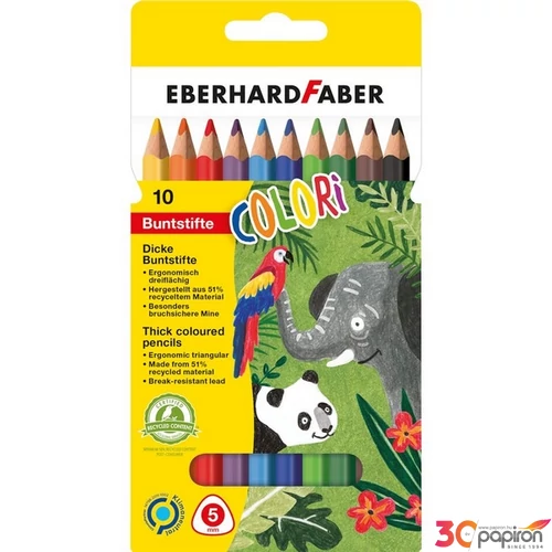 Eberhard Faber színes ceruza 10db-os, Jumbo Colori