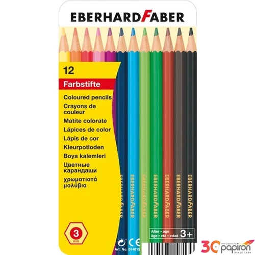 Eberhard Faber Színes ceruza 12db fémdobozos. E514813